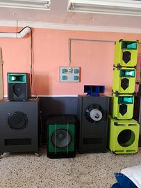 Casse audio in blocco 