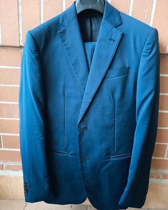 abito Enrico Coveri blu elettrico uomo 50