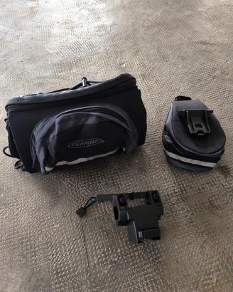 set borse ferrino q5 nuove bikepacking bicicletta 