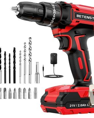 Avvitatore a Batteria 21V, Trapano Avvitatore