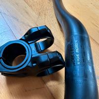 kit Manubrio One Up Caron Stem Manopole