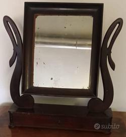 Antica psiche a lira - Specchio da tavolo