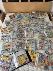 Lotto Pokemon 7500+ carte diverse EX GX VMAX Promo