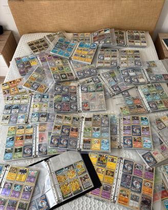 Lotto Pokemon 7500+ carte diverse EX GX VMAX Promo