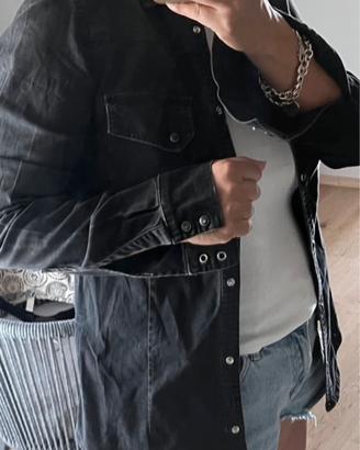 Camicia nera Vicolo stile western