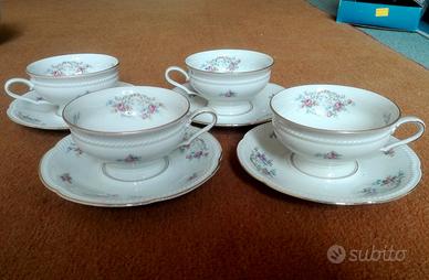 Tazze grandi da colazione porcellana Bavaria