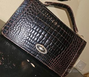 Borsetta vintage in vera pelle