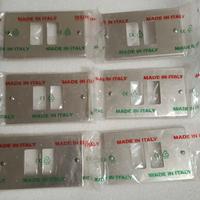 Nuova Feb 6 Placche in alluminio 2 fori