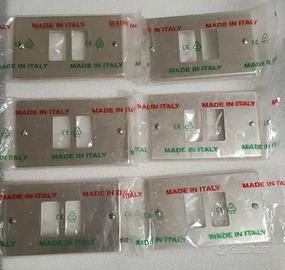 Nuova Feb 6 Placche in alluminio 2 fori