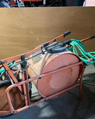 pompa irroratrice a carriola