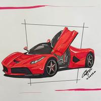 Disegno La Ferrari