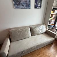 Divano letto Grande in tessuto 