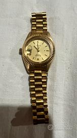 Orologio BULOVA 1A44L Calendar placcato oro.