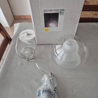 Lampadario da soffitto in vetro