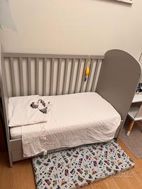 Lettino Infanzia - culla  Ikea Gonatt + materasso