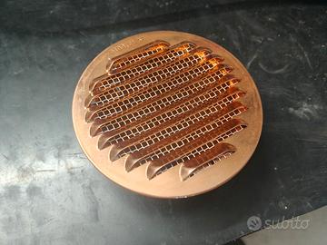 Griglia aerazione in rame x foro 100 mm