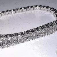 BRACCIALE TENNIS ORO 18kt. DIAMANTI NATURALI 3,00