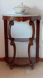 consolle di noce antica