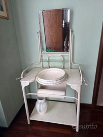 Lavabo da toilette d'epoca con catino Richard MI