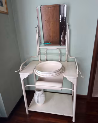 Lavabo da toilette d'epoca con catino Richard MI