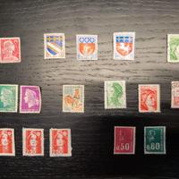 Francobolli Francia: Marianne, Araldica e Storiche