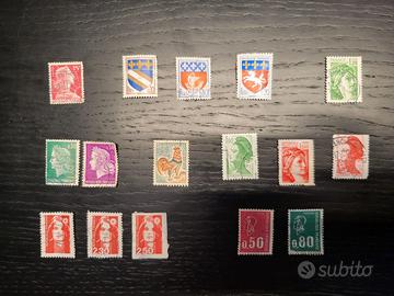 Francobolli Francia: Marianne, Araldica e Storiche