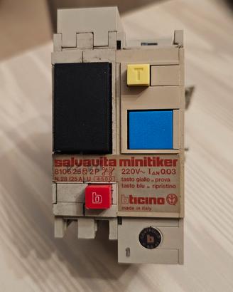 bticino magnetoermico e differenziale