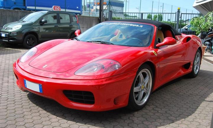 FERRARI 360 Spider F1 CON CRS E TARGA ORO ESENTE