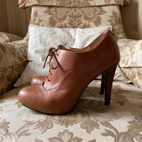 Scarpe francesine cuoio Guess