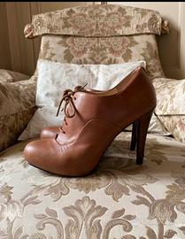 Scarpe francesine cuoio Guess