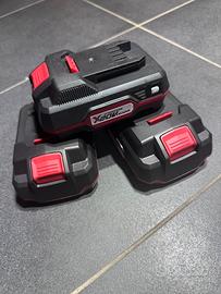 3 batterie Parkside 20v 2Ah nuove
