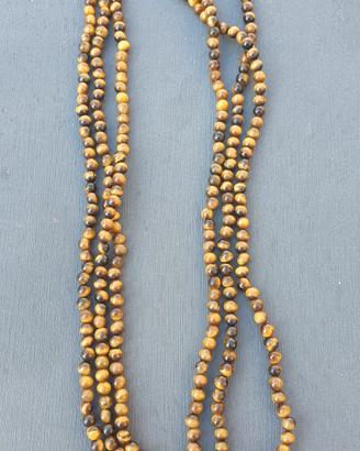 collana pietra occhio di tigre