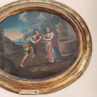 Coppia di dipinti del 1600