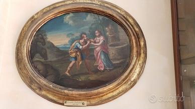 Coppia di dipinti del 1600