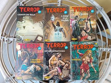 6 fumetti erotici Terror  blu Ediperiodici