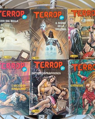 6 fumetti erotici Terror  blu Ediperiodici