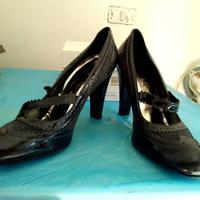 scarpe décolleté pelle vernice Divine Follie 40