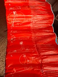 materassino imbottito double-face per fitness 2 pz