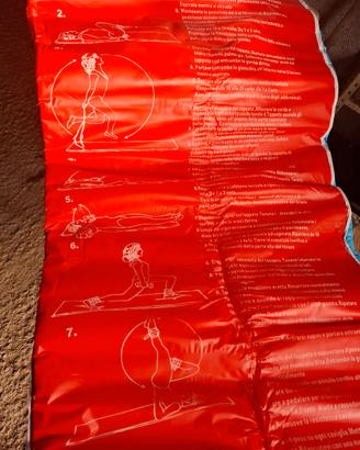 materassino imbottito double-face per fitness 2 pz