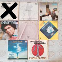 Lotto di 7 LP 45 giri anni 70-80-90