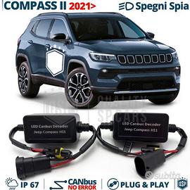 Spegni SPIA ERRORE Kit LED JEEP COMPASS Filtri H11