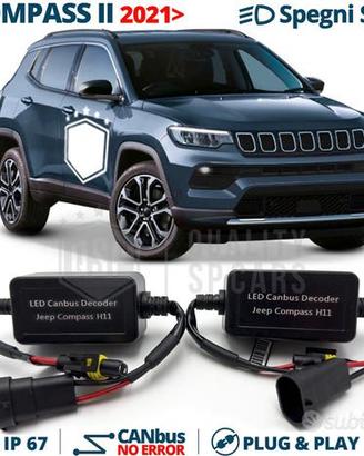Spegni SPIA ERRORE Kit LED JEEP COMPASS Filtri H11