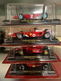 1/43 4 f1 ferrari nuove con fascicolo