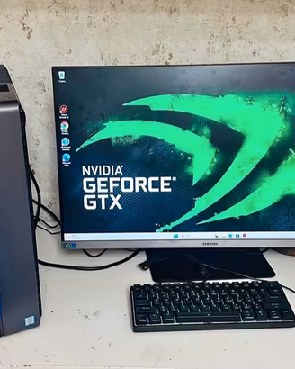 PC DA UFFICIO COMPLETI DI TUTTO,PRONTI ALL'USO.