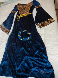 Vestito carnevale, medievale, ragazza