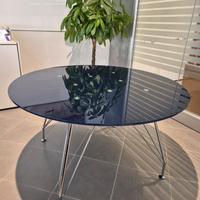 Tavolo rotondo in cristallo 130