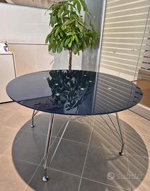 Tavolo rotondo in cristallo 130