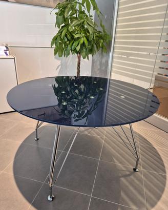 Tavolo rotondo in cristallo 130