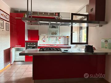 Cucina con isola. Gatto cucine