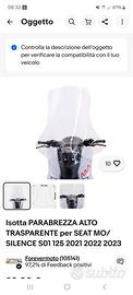 PARABREZZA ISOTTA PER SCOOTER SEAT MÒ
